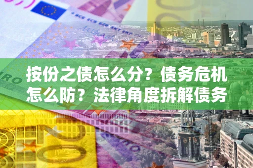 北京按份之债怎么分？债务危机怎么防？法律角度拆解债务分配与风险自保指南