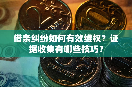 北京借条纠纷如何有效维权？证据收集有哪些技巧？