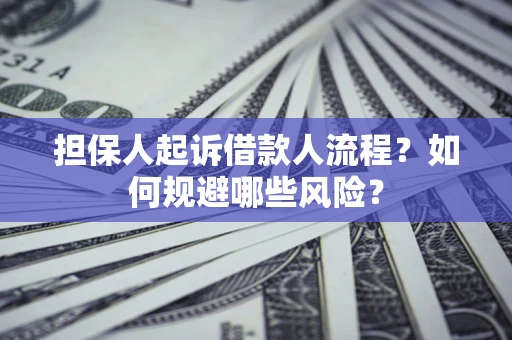 北京担保人起诉借款人流程？如何规避哪些风险？