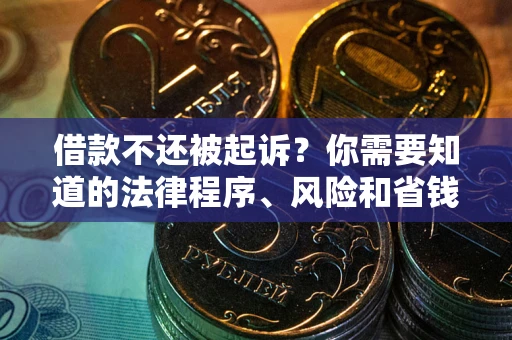 北京借款不还被起诉？你需要知道的法律程序、风险和省钱技巧