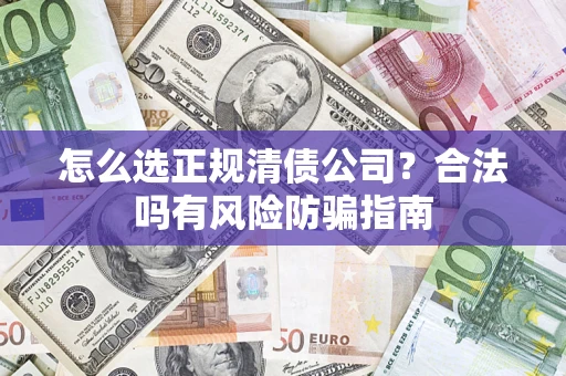 北京怎么选正规清债公司？合法吗有风险防骗指南
